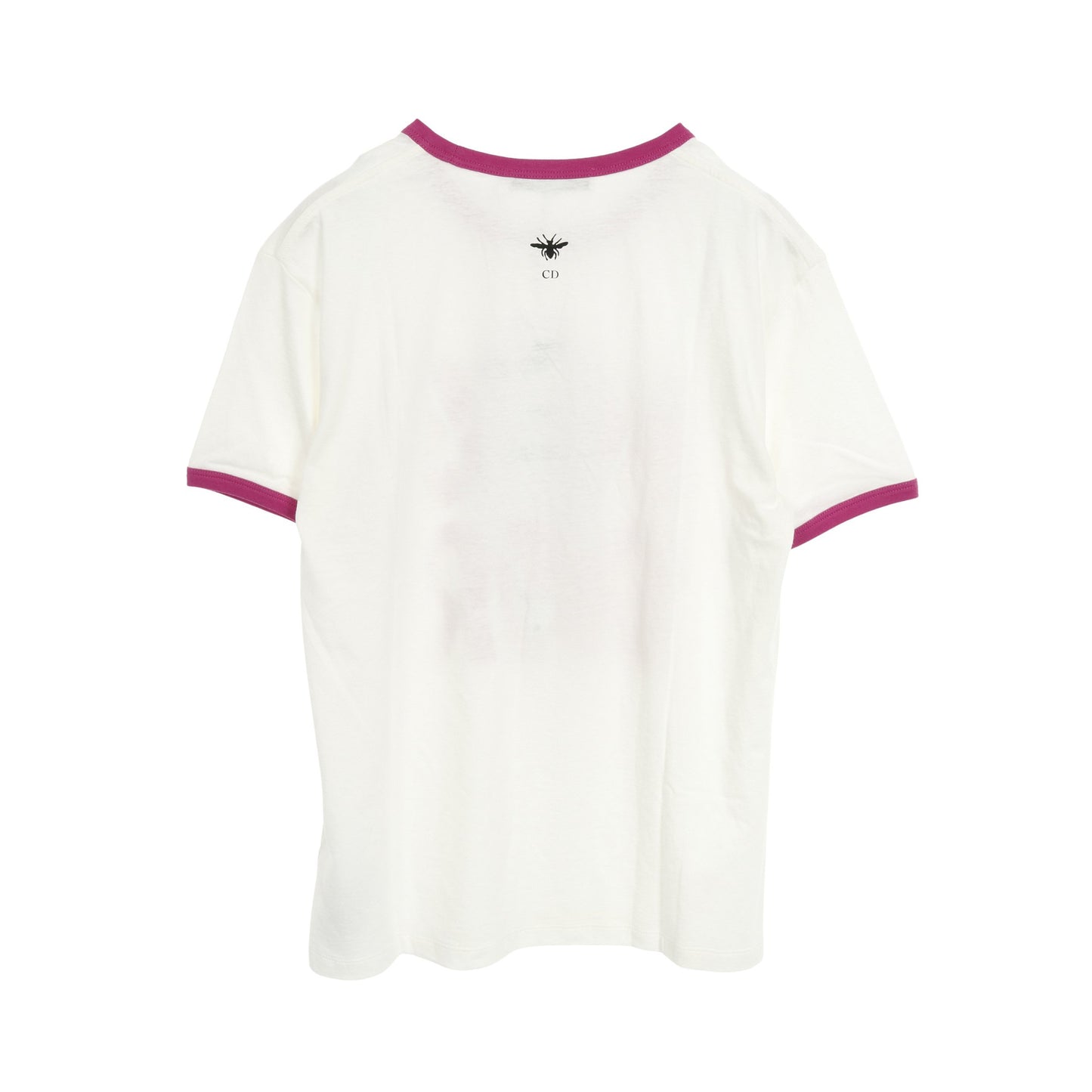MISS DIOR GRAFFITI Tシャツ コットン ホワイト ピンク クリスチャンディオール トップス Christian Dior
