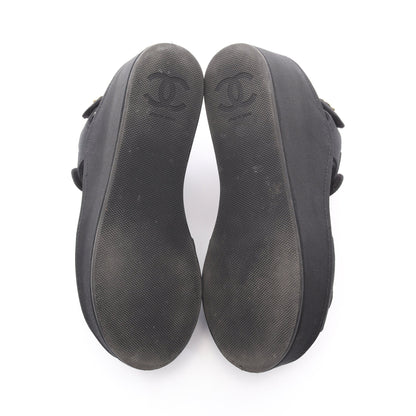 ココマーク サンダル ファブリック ブラック シャネル シューズ CHANEL