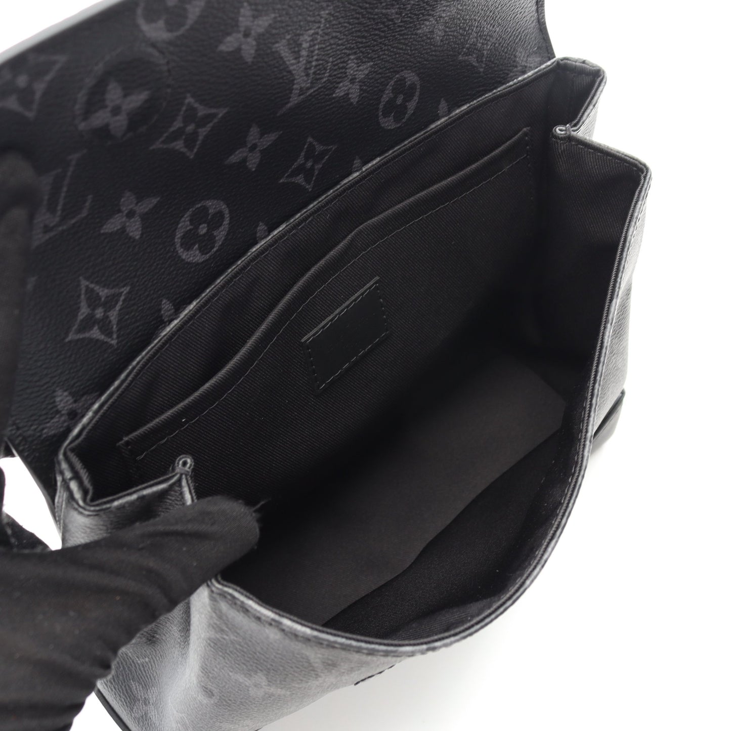 スティーマーPM モノグラムエクリプス ハンドバッグ PVC レザー ブラック 2WAY ルイヴィトン バッグ LOUIS VUITTON