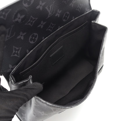 スティーマーPM モノグラムエクリプス ハンドバッグ PVC レザー ブラック 2WAY ルイヴィトン バッグ LOUIS VUITTON