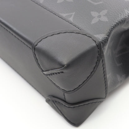 スティーマーPM モノグラムエクリプス ハンドバッグ PVC レザー ブラック 2WAY ルイヴィトン バッグ LOUIS VUITTON