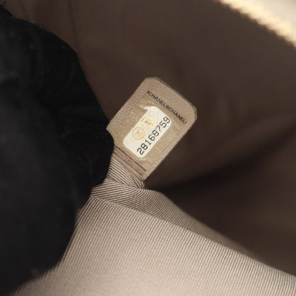 マトラッセ バックパック リュックサック ツイード レザー グレーベージュ ゴールド金具 シャネル バッグ CHANEL