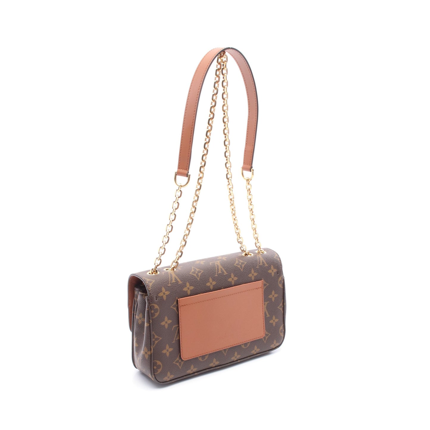 マルソー モノグラム キャラメル チェーンショルダーバッグ PVC レザー ブラウン ルイヴィトン バッグ LOUIS VUITTON