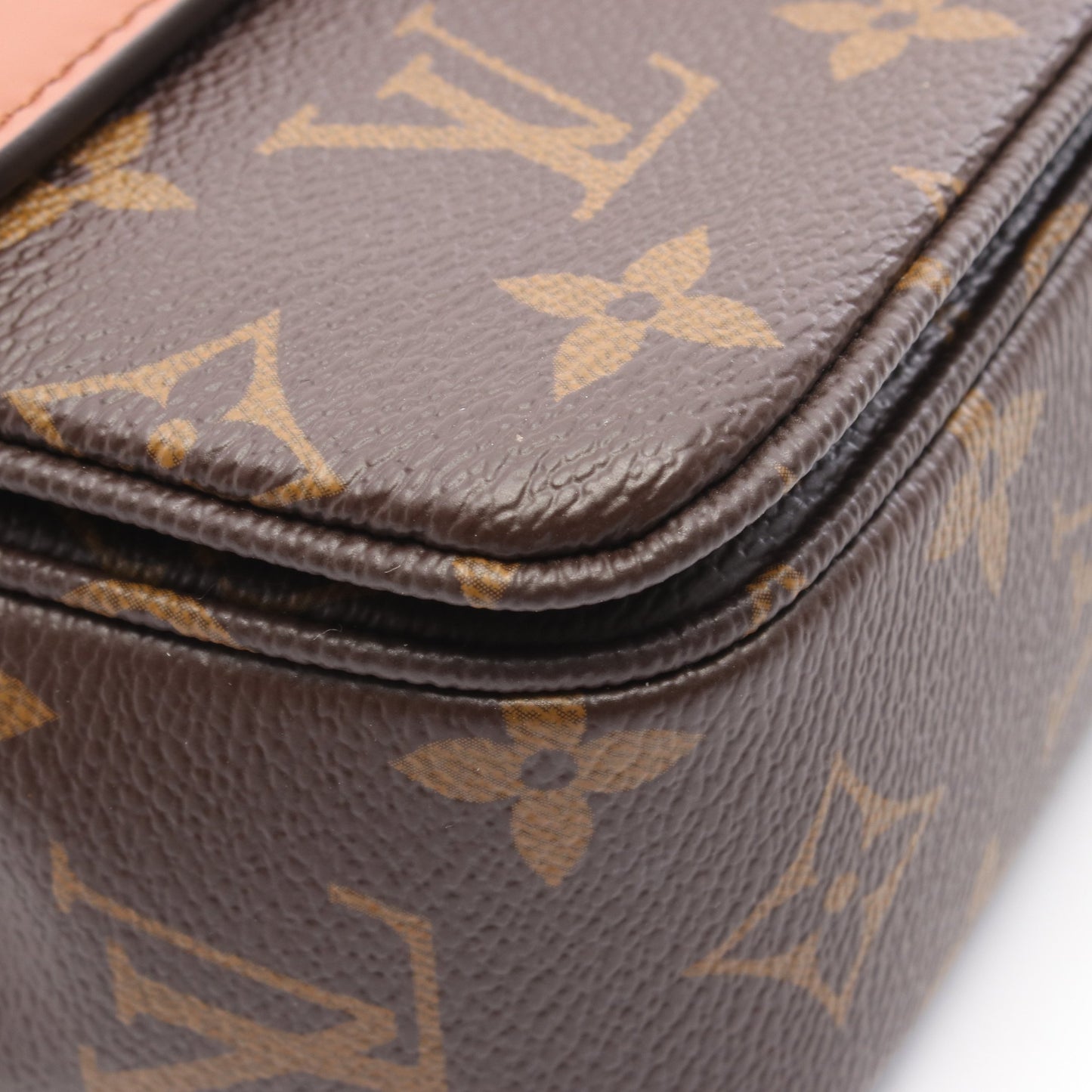 マルソー モノグラム キャラメル チェーンショルダーバッグ PVC レザー ブラウン ルイヴィトン バッグ LOUIS VUITTON