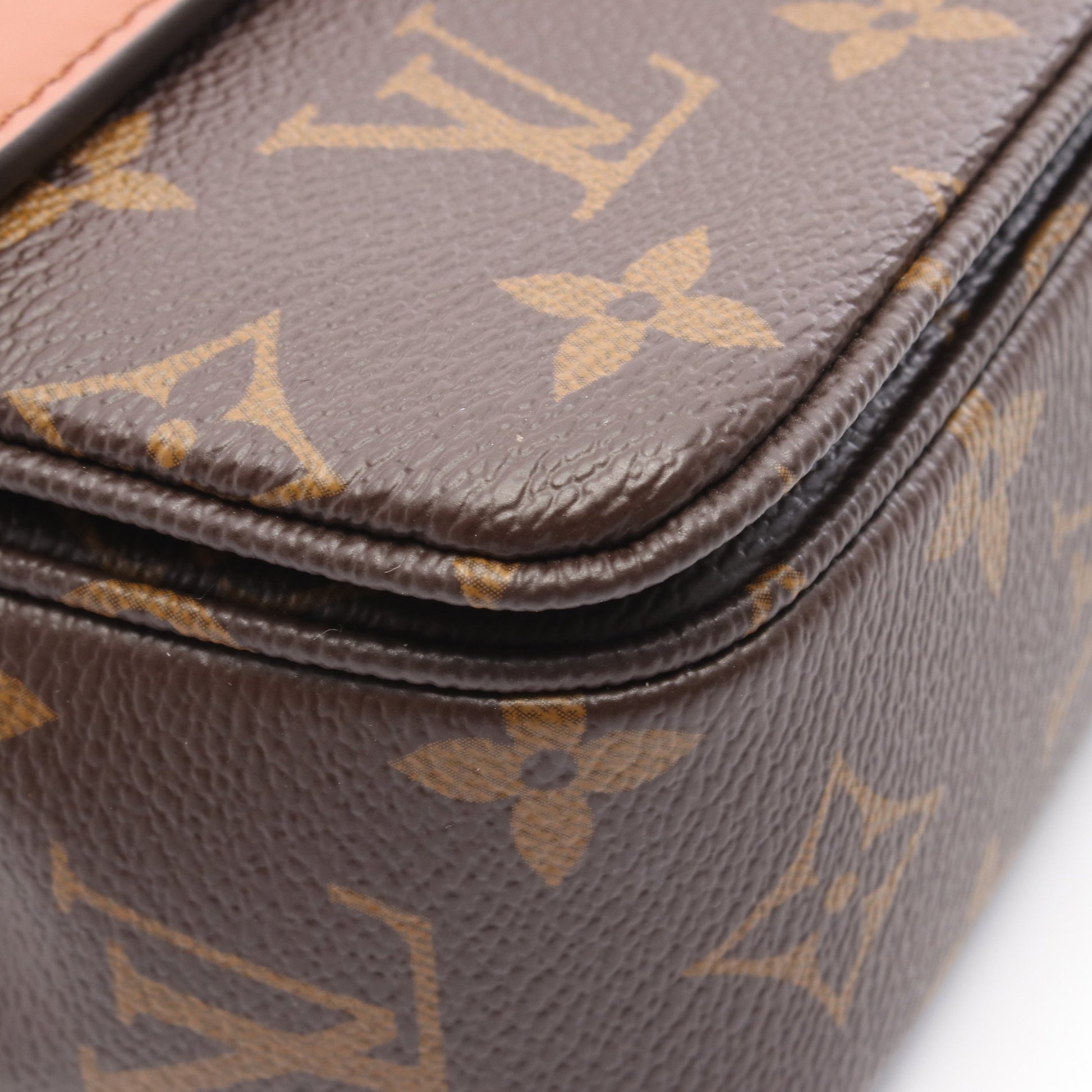 マルソー モノグラム キャラメル チェーンショルダーバッグ PVC レザー ブラウン ルイヴィトン バッグ LOUIS VUITTON