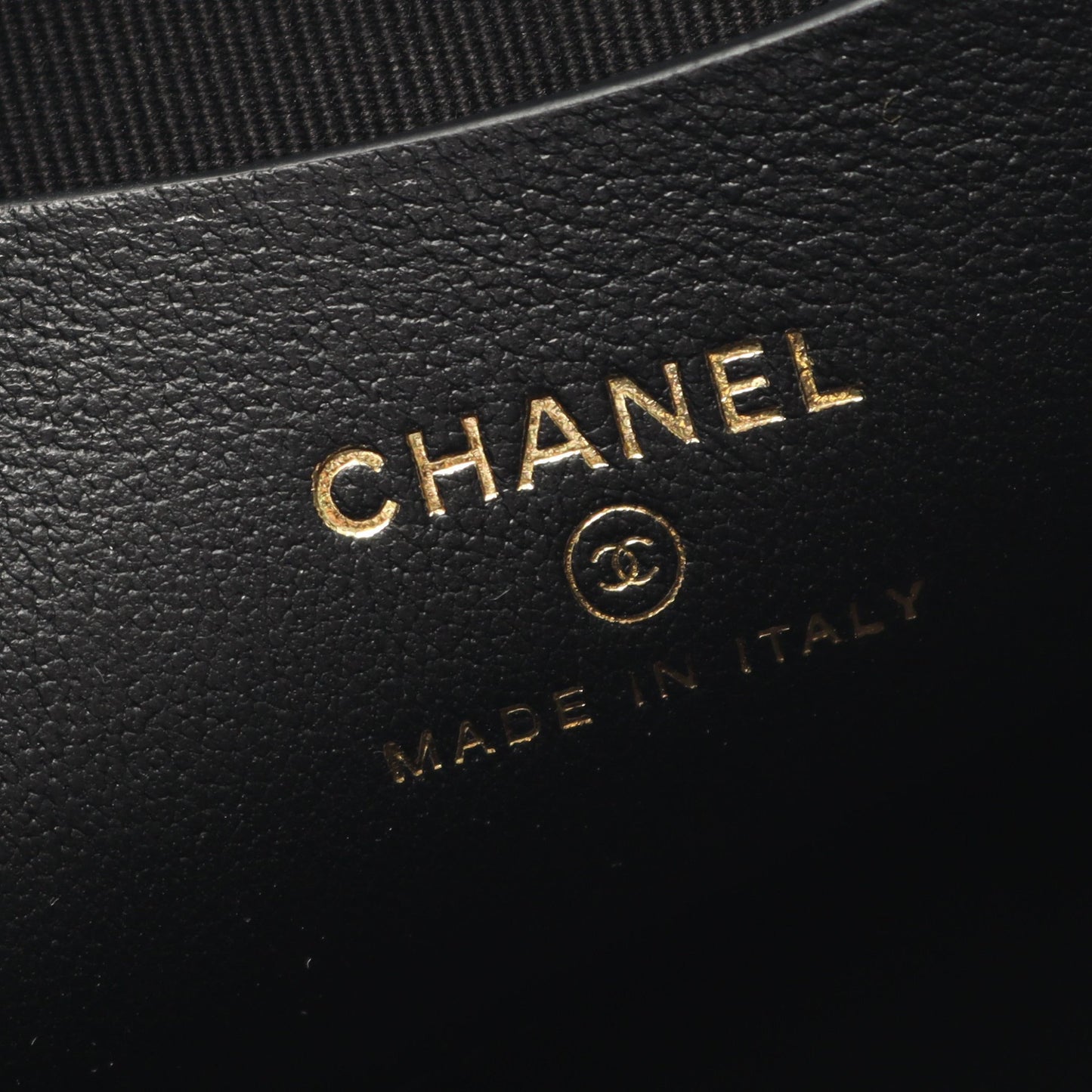 マトラッセ チェーンショルダーバッグ ラムスキン ブラック ゴールド金具 シャネル バッグ CHANEL