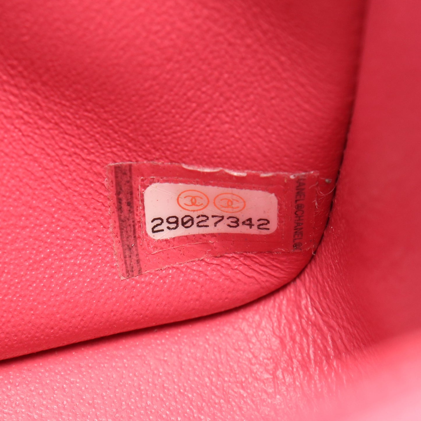 ミニマトラッセ チェーンショルダーバッグ レザー ピンク シルバー金具 シャネル バッグ CHANEL