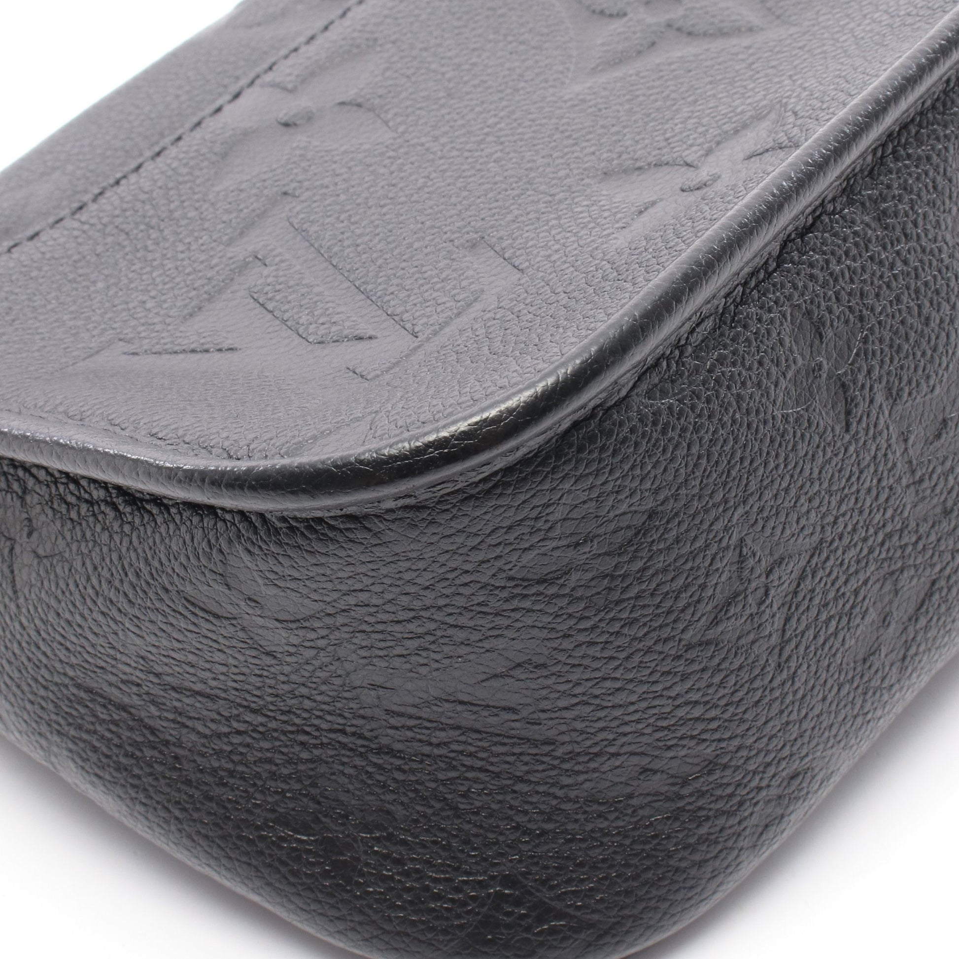 ディアヌ モノグラムアンプラント ノワール ハンドバッグ レザー ブラック 2WAY ルイヴィトン バッグ LOUIS VUITTON