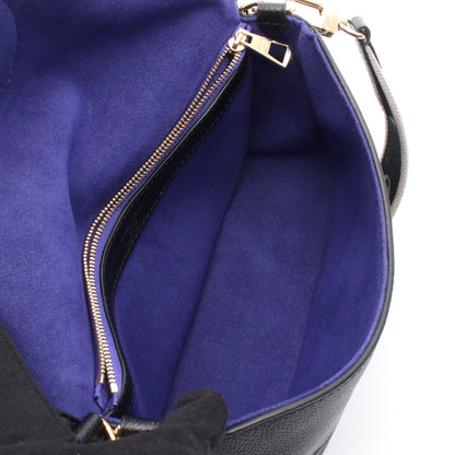 ディアヌ モノグラムアンプラント ノワール ハンドバッグ レザー ブラック 2WAY ルイヴィトン バッグ LOUIS VUITTON