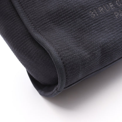 ドーヴィル チェーンショルダーバッグ チェーントートバッグ キャンバス レザー ブラック シルバー金具 2WAY シャネル バッグ CHANEL