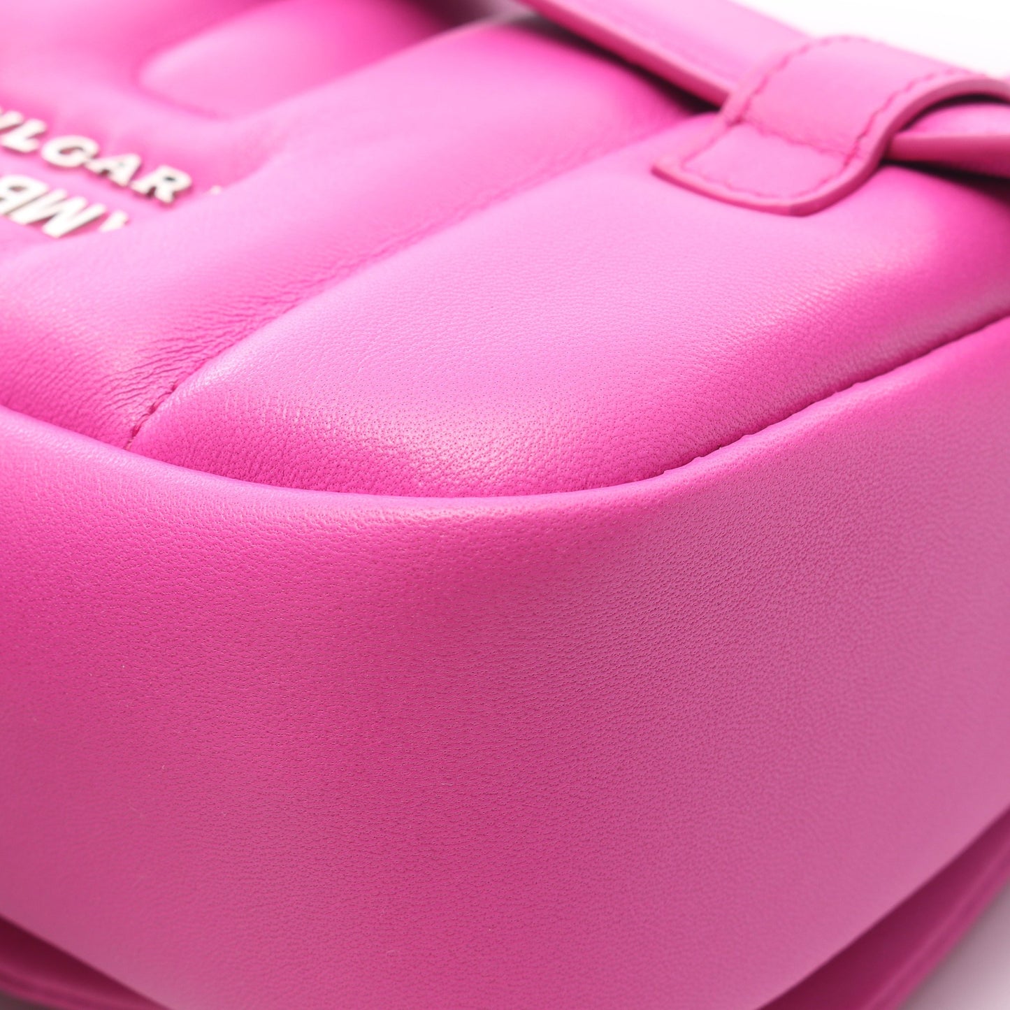BVLGARI × AMBUSH セルペンティ ベルトバッグ ボディバッグ ウエストバッグ レザー ピンクパープル 2WAY ブルガリ バッグ BVLGARI