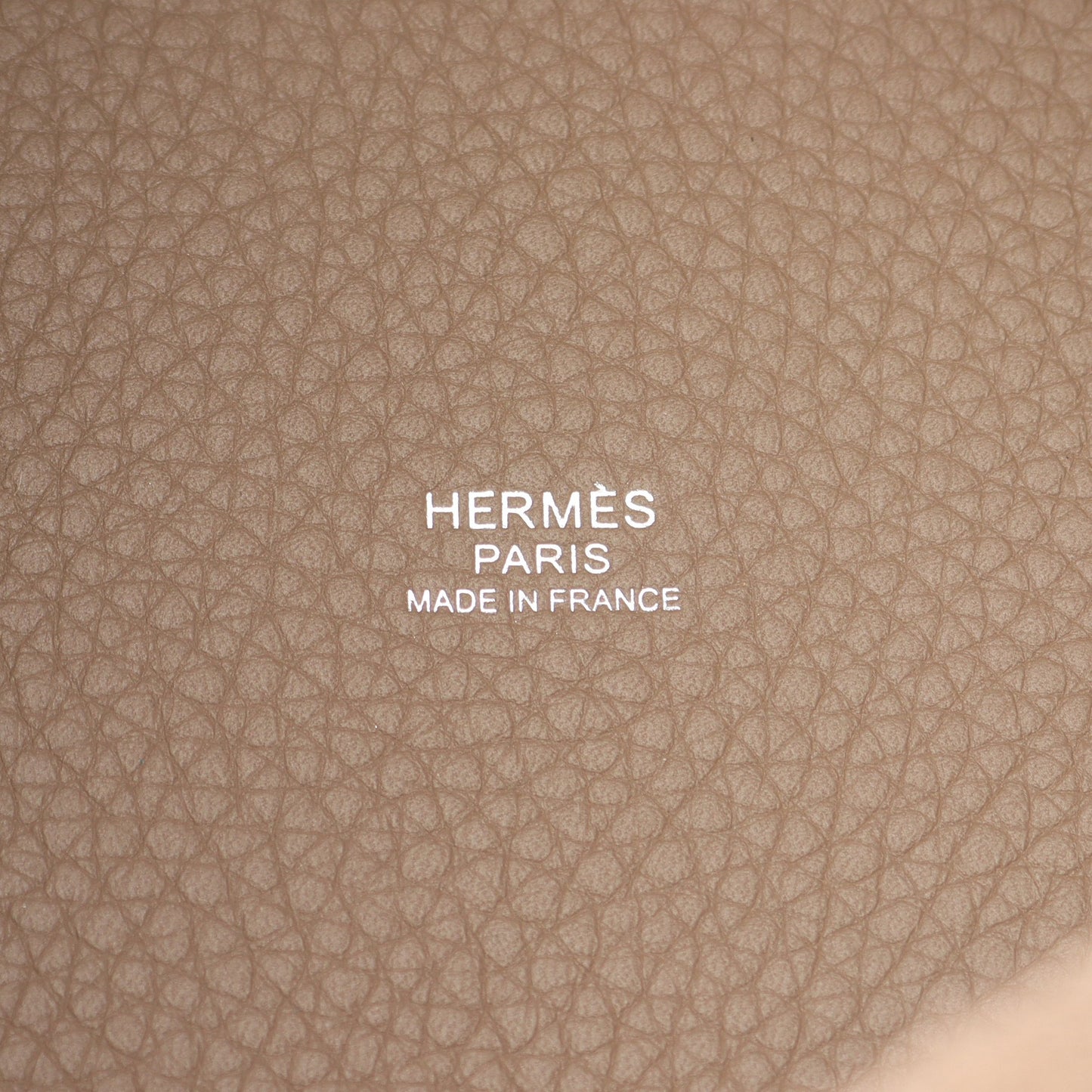 ピコタンロックPM エトゥープ ハンドバッグ トリヨンクレマンス グレーブラウン シルバー金具 Y刻印 エルメス バッグ HERMES