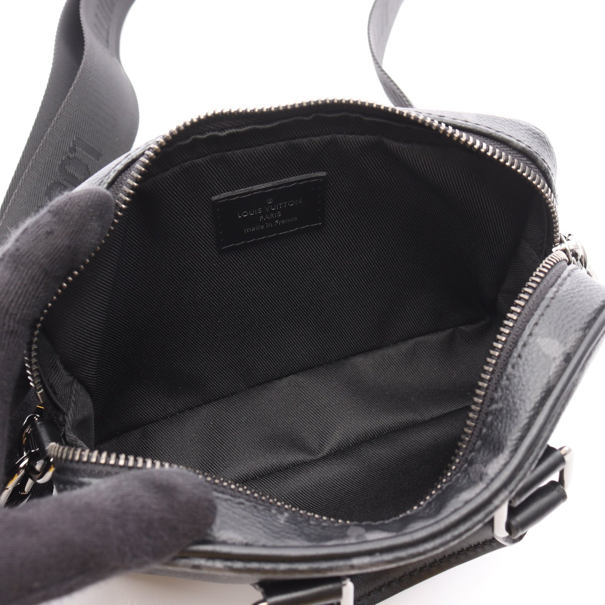 ナノ PDV モノグラムエクリプス ハンドバッグ PVC レザー ブラック ルイヴィトン バッグ LOUIS VUITTON