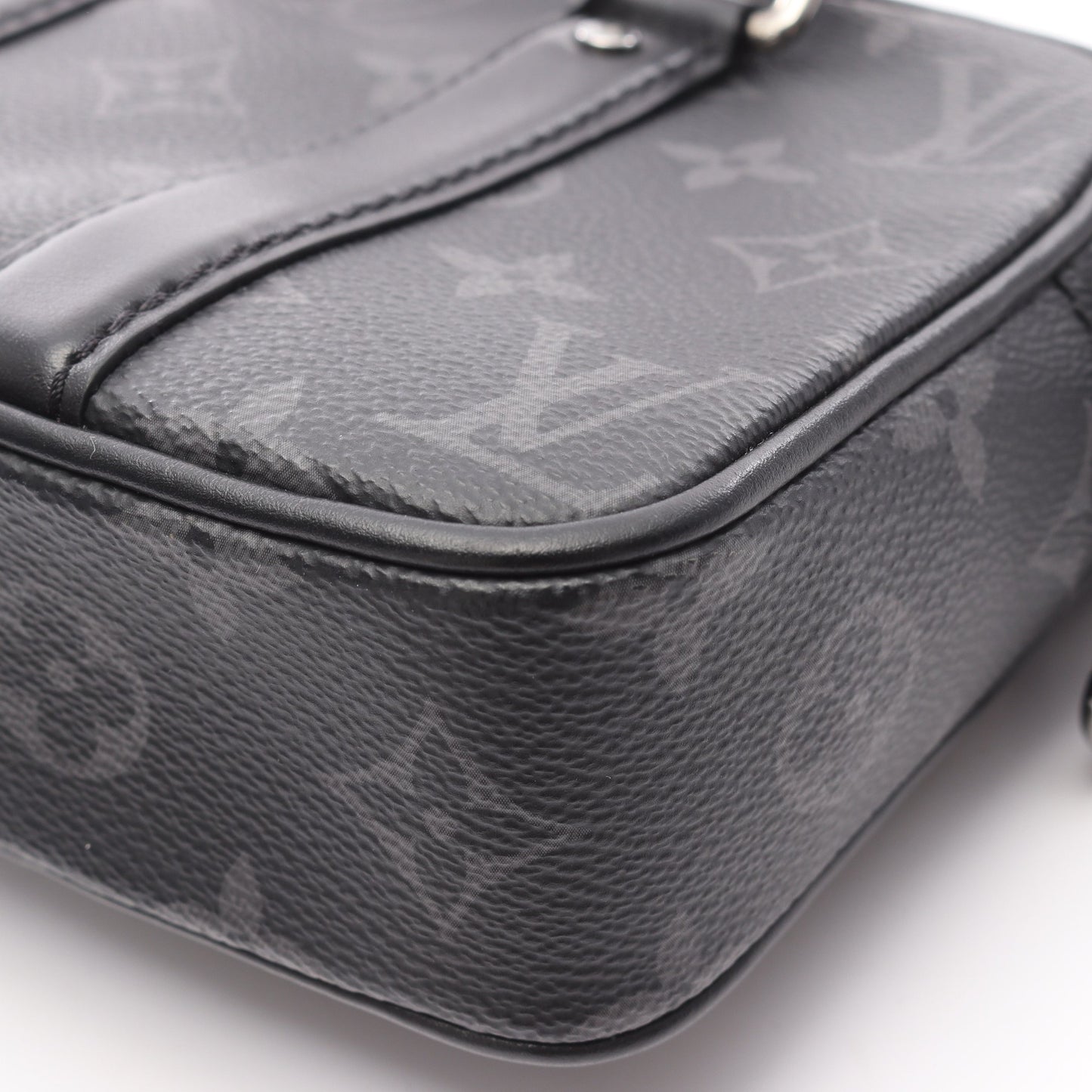 ナノ PDV モノグラムエクリプス ハンドバッグ PVC レザー ブラック ルイヴィトン バッグ LOUIS VUITTON