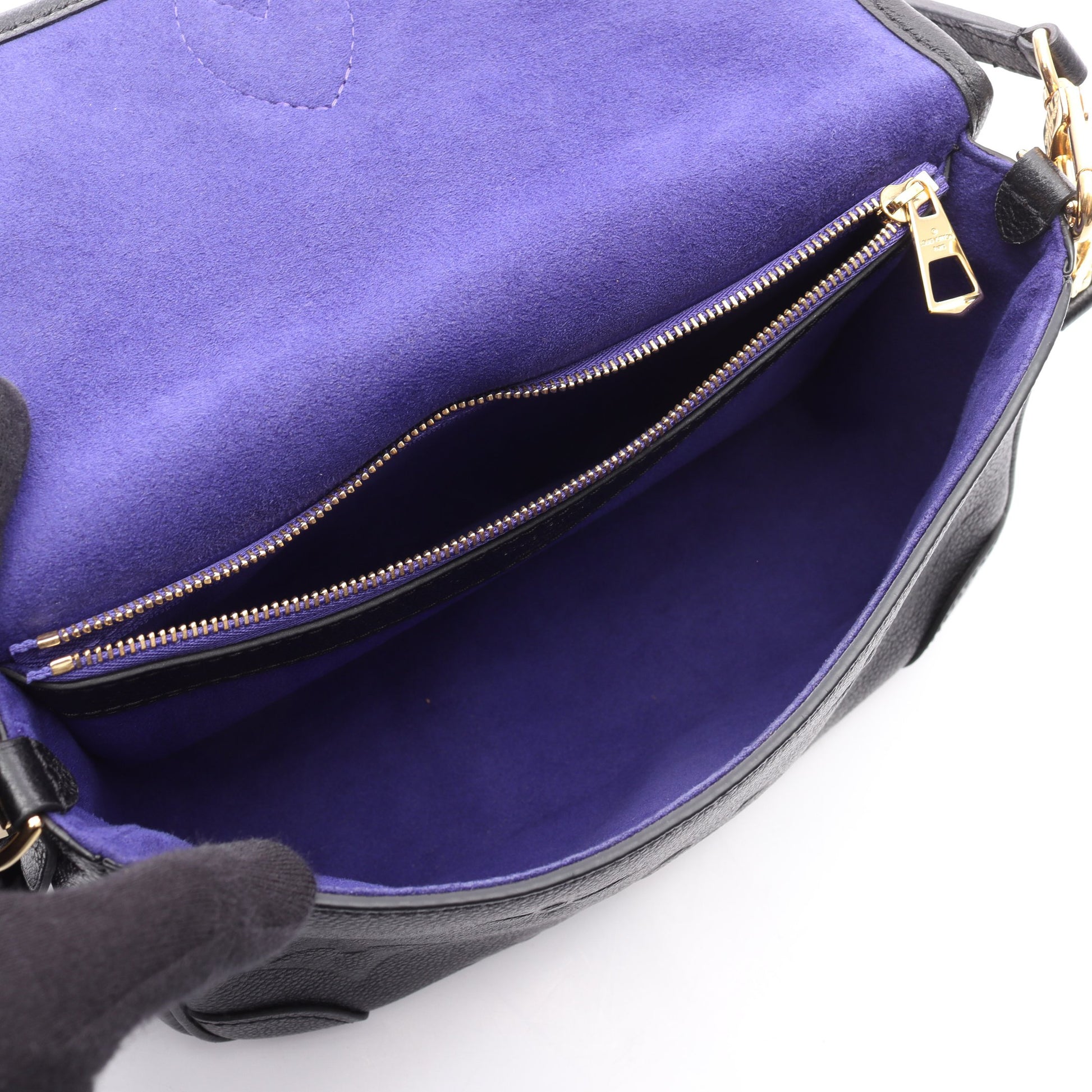 ディアヌ モノグラムアンプラント ノワール ハンドバッグ レザー ブラック 2WAY ルイヴィトン バッグ LOUIS VUITTON
