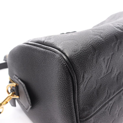 スピーディ バンドリエール25 NM モノグラムアンプラント ノワール ハンドバッグ レザー ブラック ルイヴィトン バッグ LOUIS VUITTON