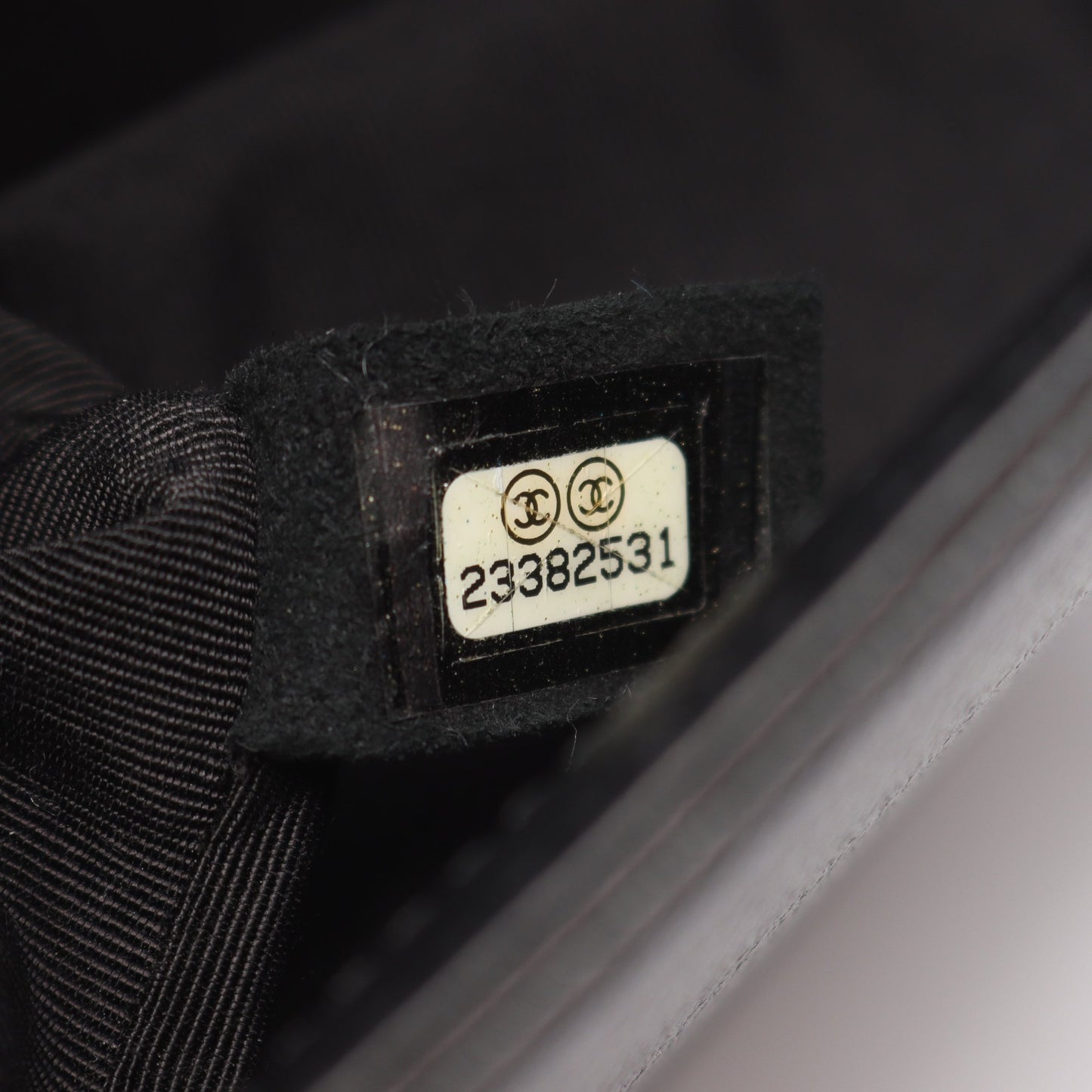 ボーイシャネル チェーンショルダーバッグ レザー ブラック アンティーク シャネル バッグ CHANEL