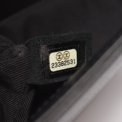 ボーイシャネル チェーンショルダーバッグ レザー ブラック アンティーク シャネル バッグ CHANEL
