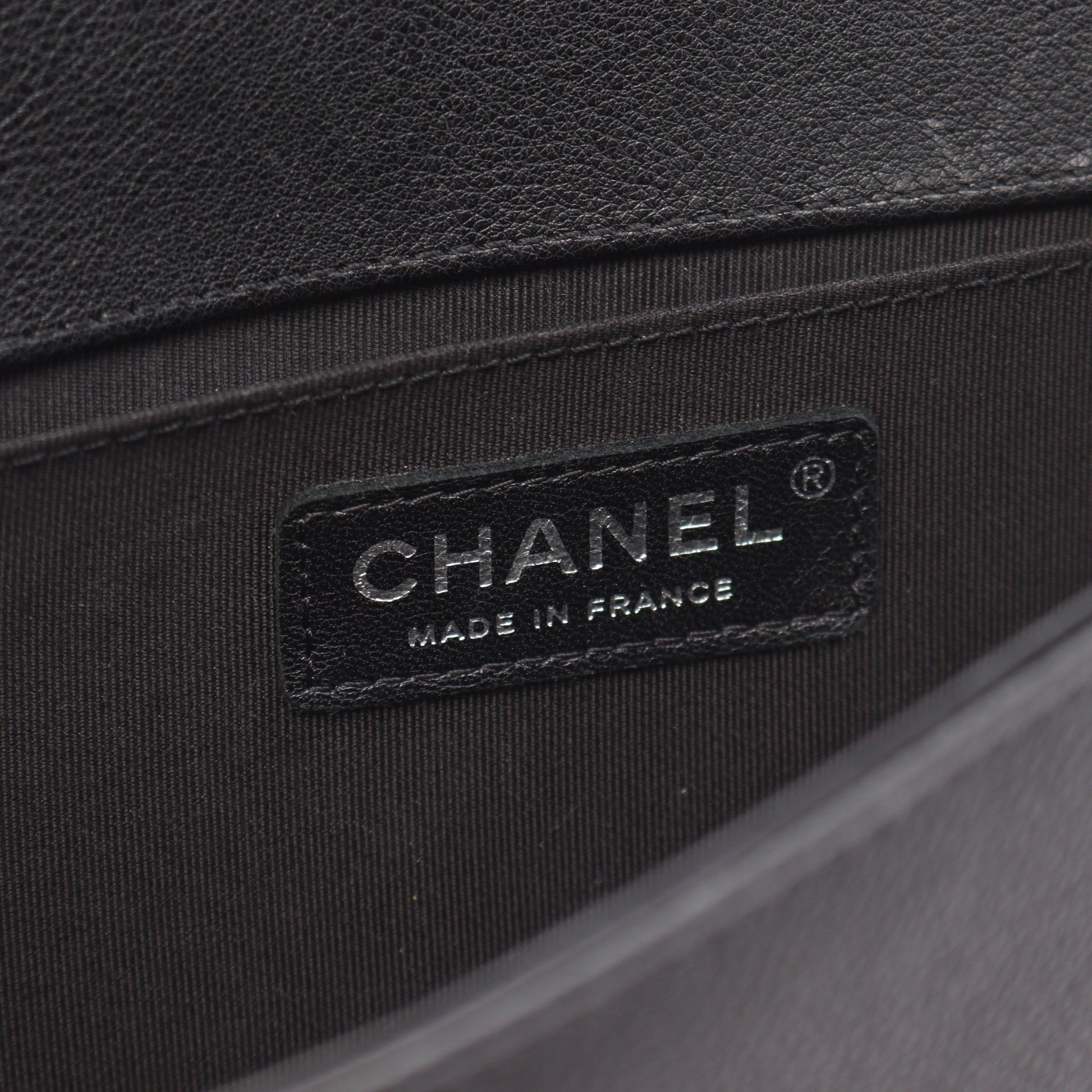 ボーイシャネル チェーンショルダーバッグ レザー ブラック アンティーク シャネル バッグ CHANEL