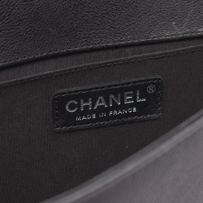 ボーイシャネル チェーンショルダーバッグ レザー ブラック アンティーク シャネル バッグ CHANEL