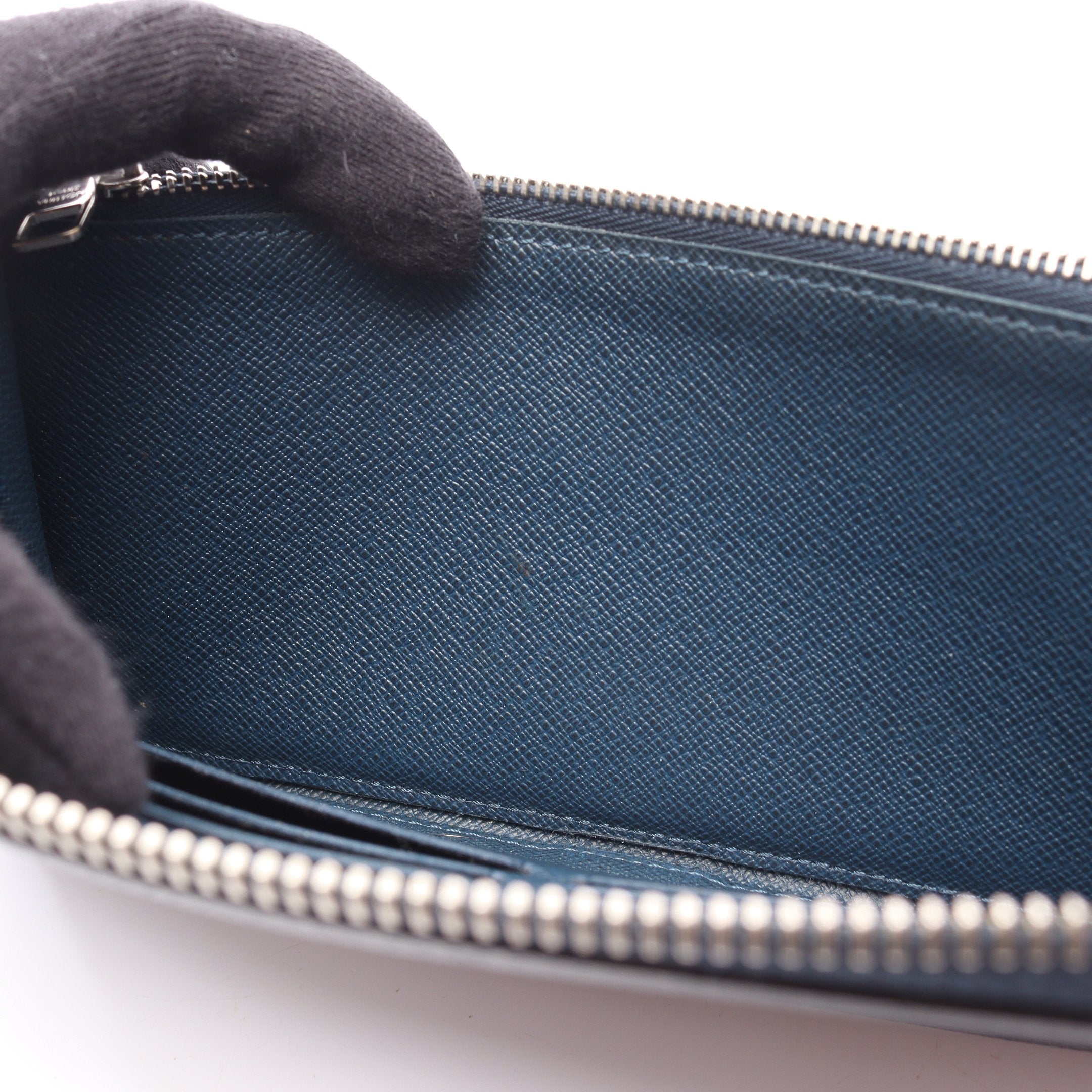 ルイヴィトン　ジッピーオーガナイザー　新品ネイビー 極美品】ルイヴィトン タイガ ジッピーオーガナイザー ネイビー - メルカリ