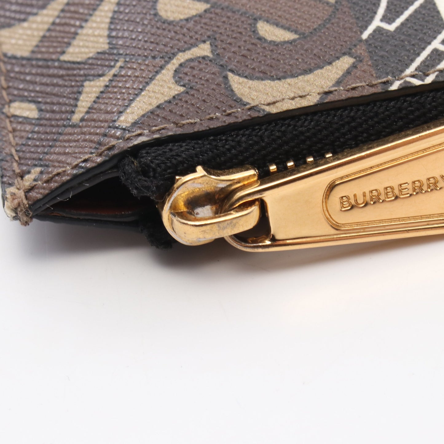 TBモノグラム コインケース PVC ブラウン マルチカラー キーフック付き バーバリー 財布・小物 BURBERRY