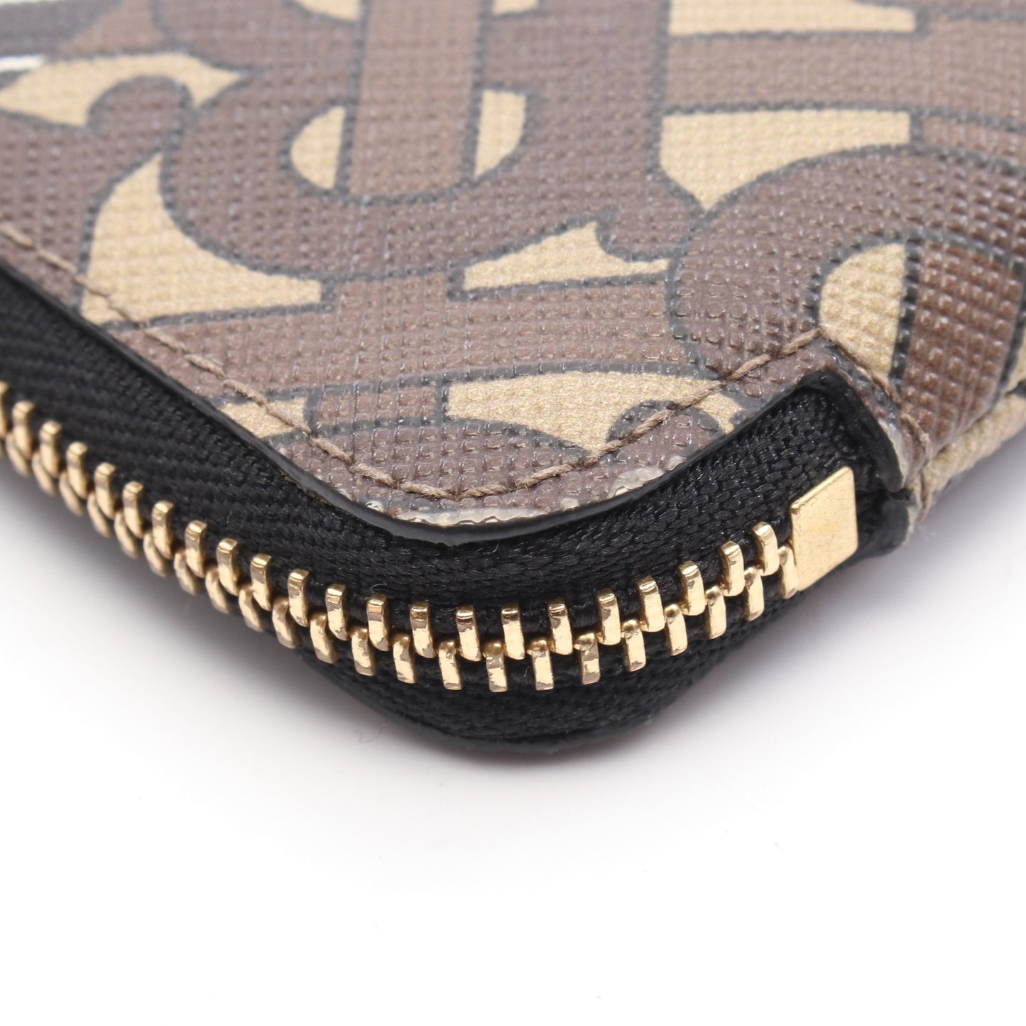TBモノグラム コインケース PVC ブラウン マルチカラー キーフック付き バーバリー 財布・小物 BURBERRY