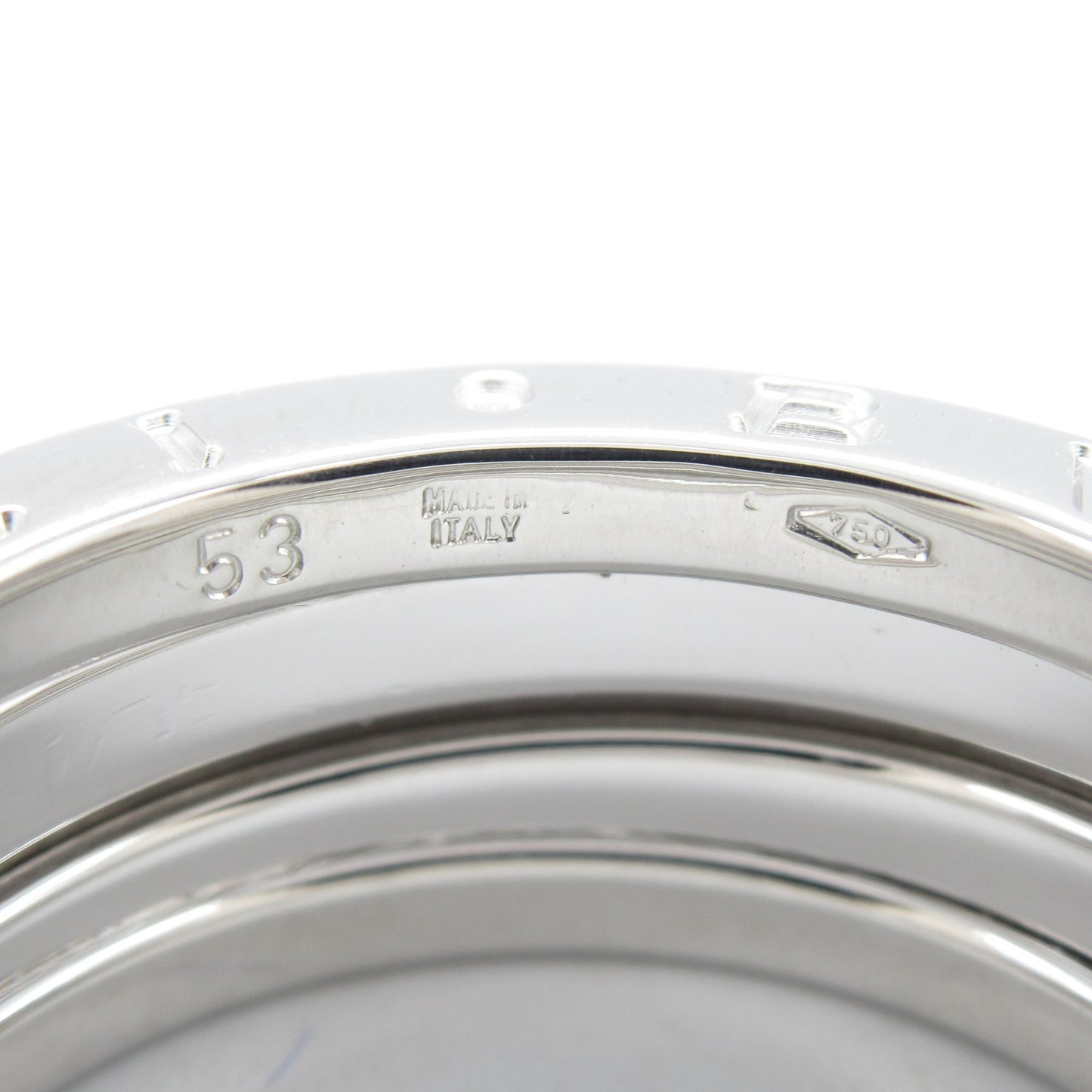 B-zero1 ビーゼロワン リング 3バンド リング 指輪 K18WG（ホワイトゴールド） ゴールド ブルガリ アクセサリー BVLGARI