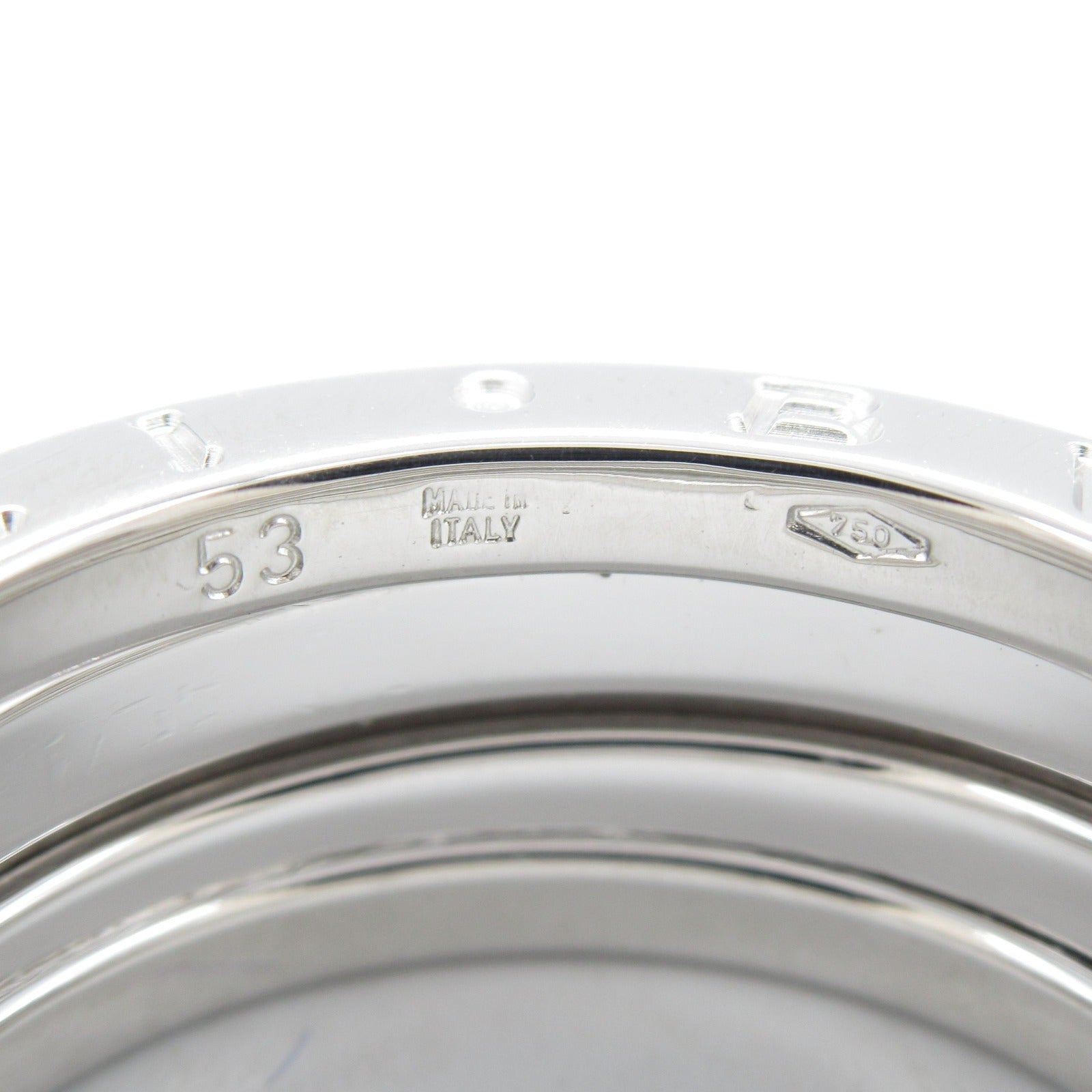 B-zero1 ビーゼロワン リング 3バンド リング 指輪 K18WG（ホワイトゴールド） ゴールド ブルガリ アクセサリー BVLGARI