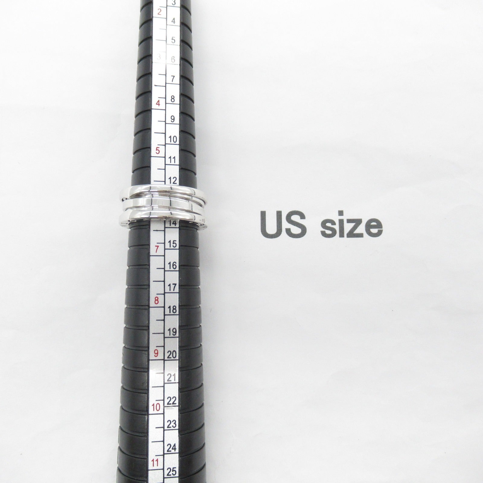 B-zero1 ビーゼロワン リング 3バンド リング 指輪 K18WG（ホワイトゴールド） ゴールド ブルガリ アクセサリー BVLGARI