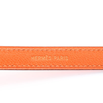 セリエ ルーピング ブレスレット GP レザー ゴールド オレンジ ブラック □I刻印 エルメス アクセサリー HERMES