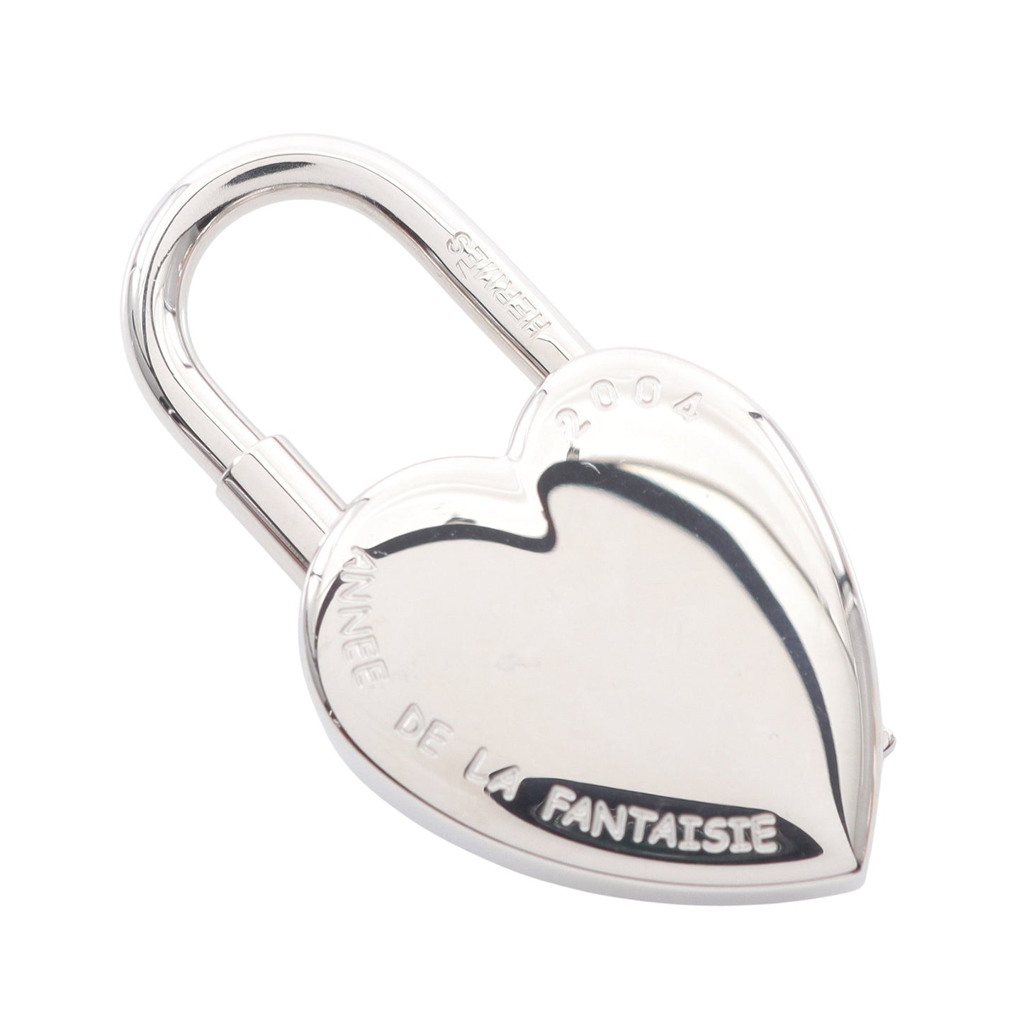カデナチャーム ANNEE DE LA FANTAISIE バッグチャーム シルバー 2004年限定 エルメス 財布・小物 HERMES