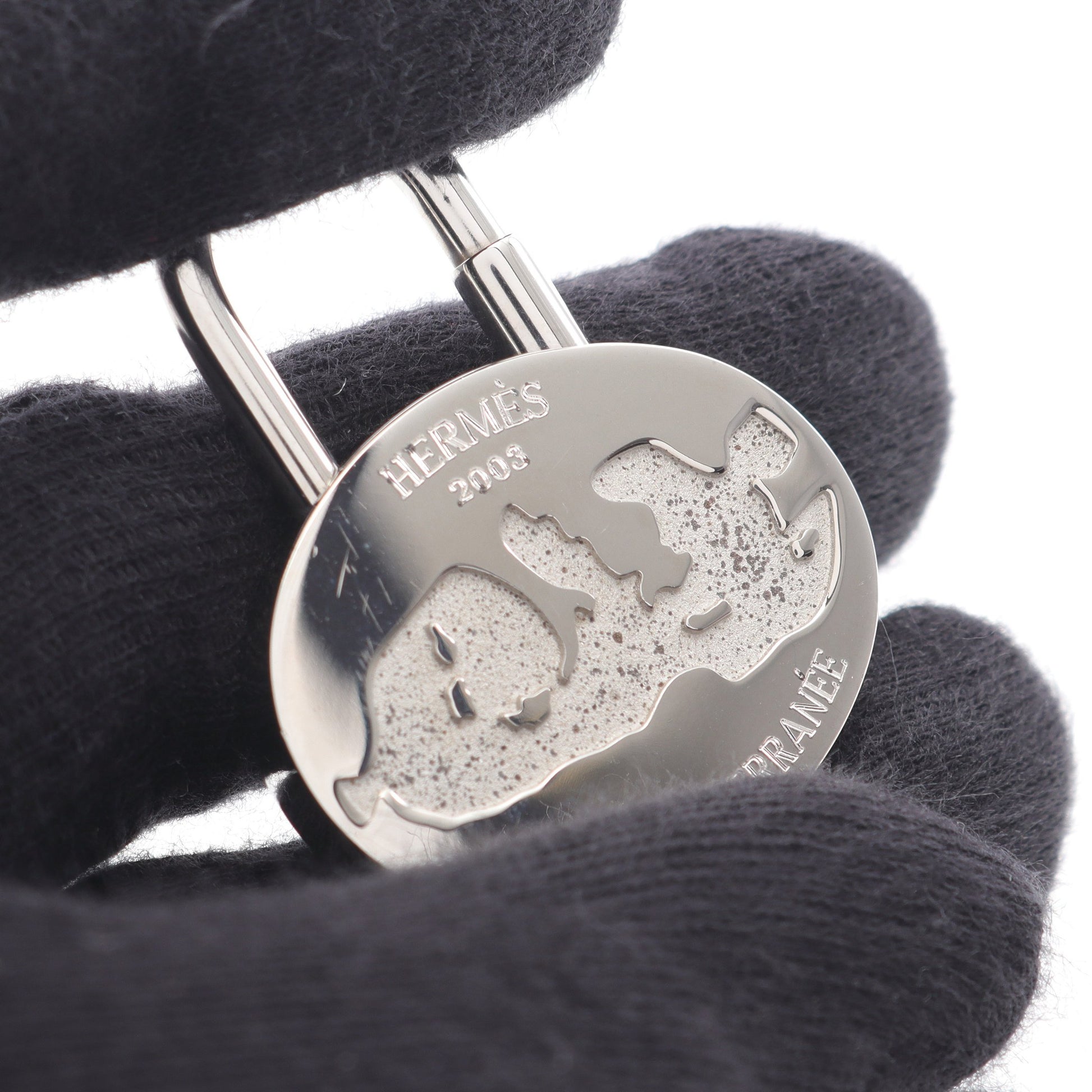 カデナチャーム ANNEE MEDITERRANEE 地中海 バッグチャーム シルバー 2003年限定 エルメス 財布・小物 HERMES