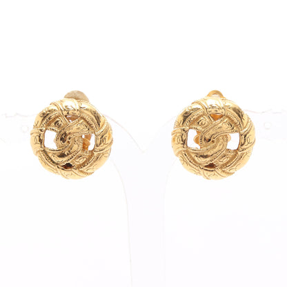 ツイストモチーフ イヤリング GP ゴールド シャネル アクセサリー CHANEL