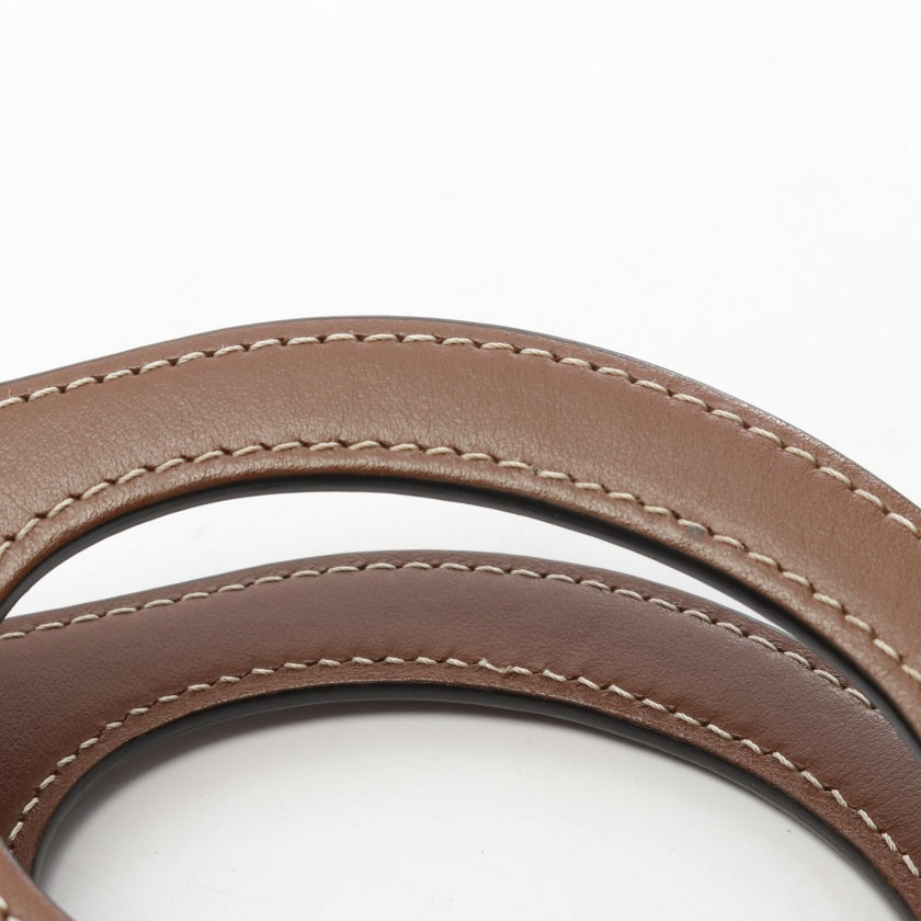 ミニ ポケットバッグ TBモノグラム パンチングレザー ハンドバッグ レザー ブラウン 2WAY バーバリー バッグ BURBERRY