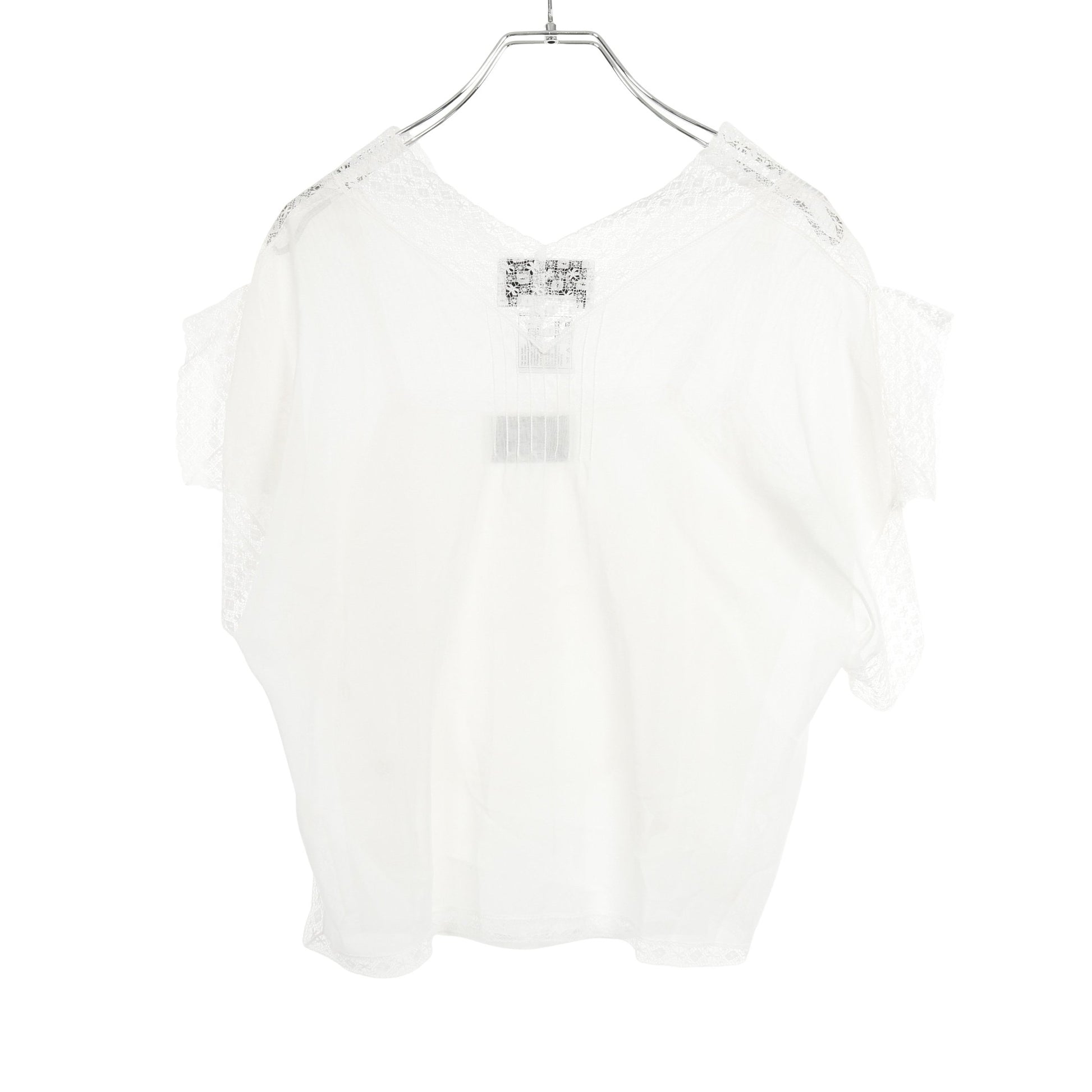 ココマーク ブラウス コットン アイボリー レース シャネル トップス CHANEL