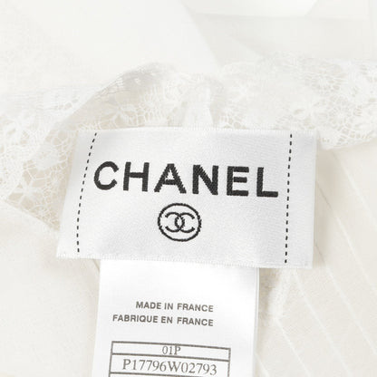 ココマーク ブラウス コットン アイボリー レース シャネル トップス CHANEL