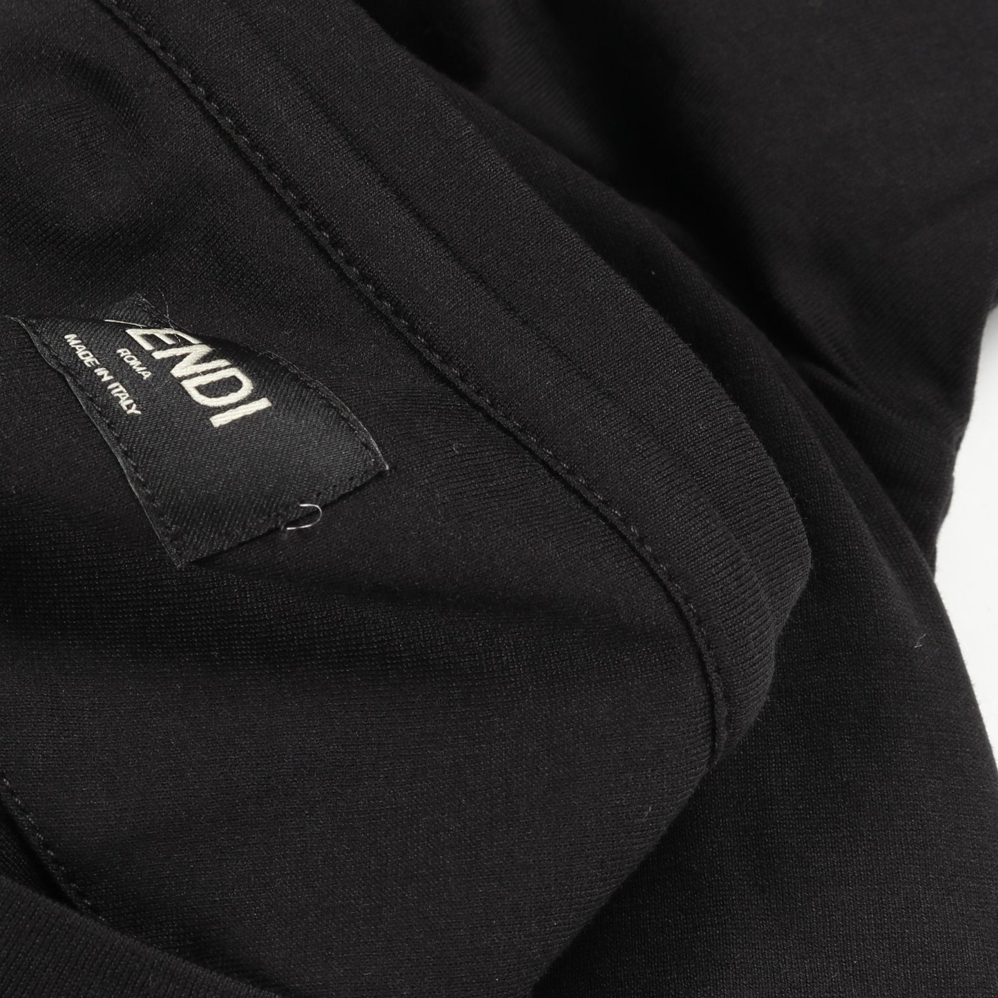 FFロゴ Tシャツ クルーネック 半袖 コットン ブラック ブラウン フェンディ トップス FENDI