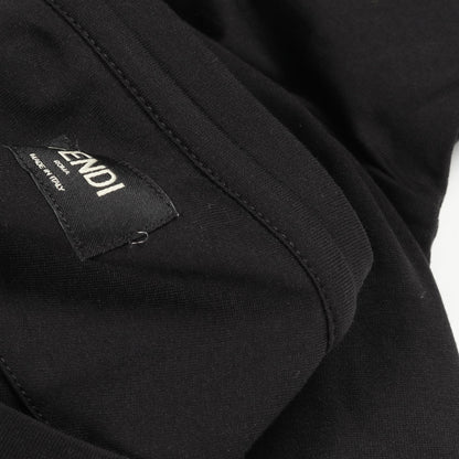 FFロゴ Tシャツ クルーネック 半袖 コットン ブラック ブラウン フェンディ トップス FENDI