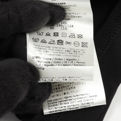 FFロゴ Tシャツ クルーネック 半袖 コットン ブラック ブラウン フェンディ トップス FENDI