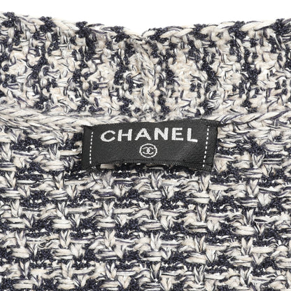 ココマークボタン カーディガン コットン シルク ネイビー ベージュ シャネル トップス CHANEL