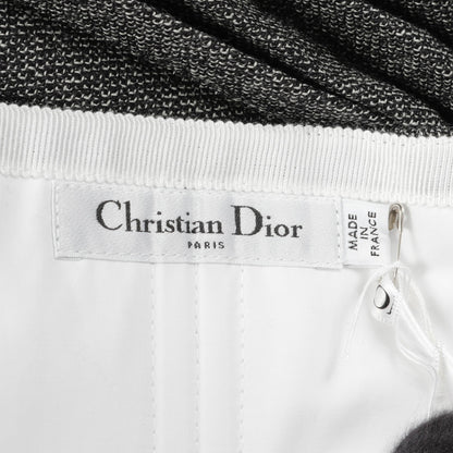 プリーツ スカート ウール ダークグレー クリスチャンディオール ボトムス Christian Dior