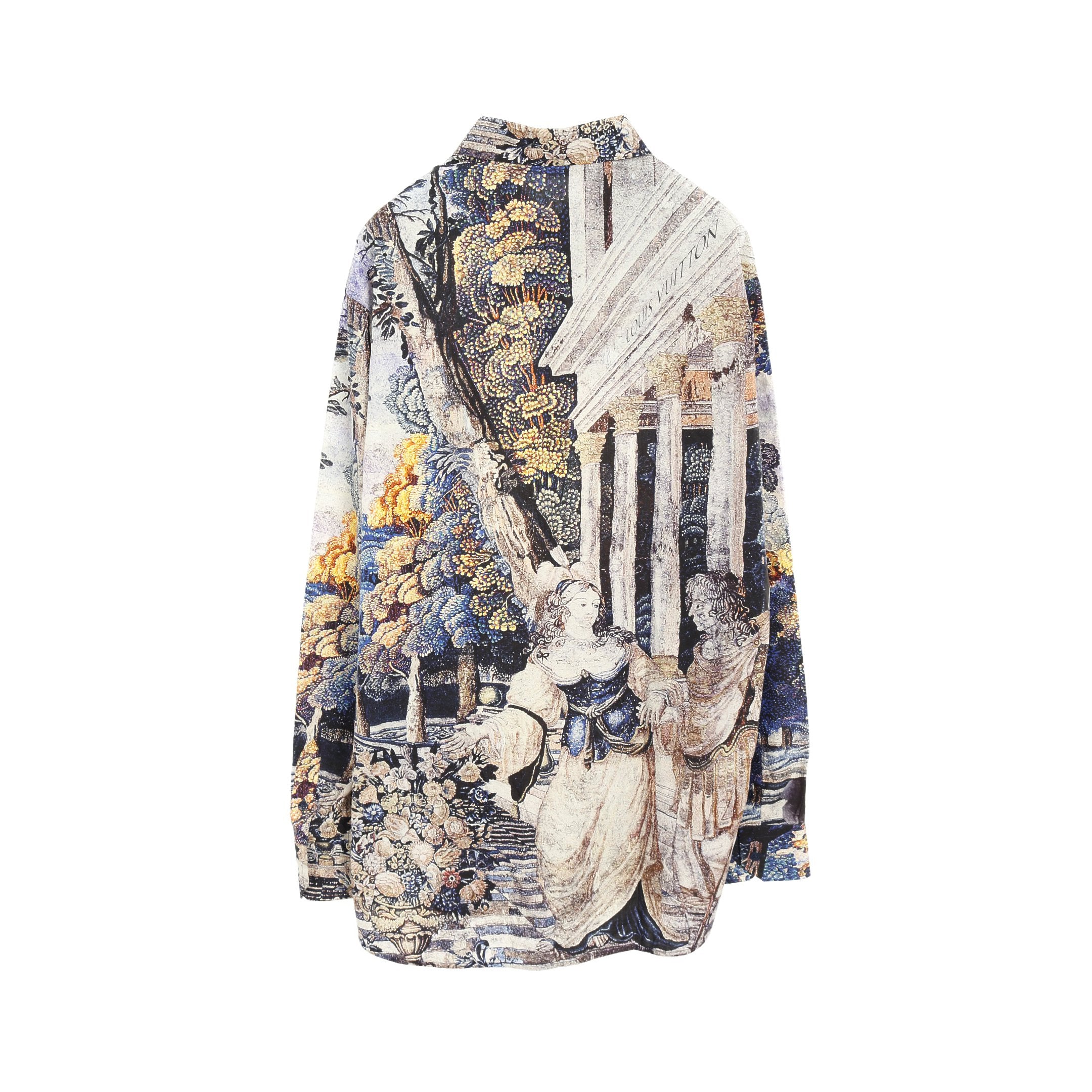 タペストリー DNA シャツ 長袖 コットン マルチカラー ルイヴィトン