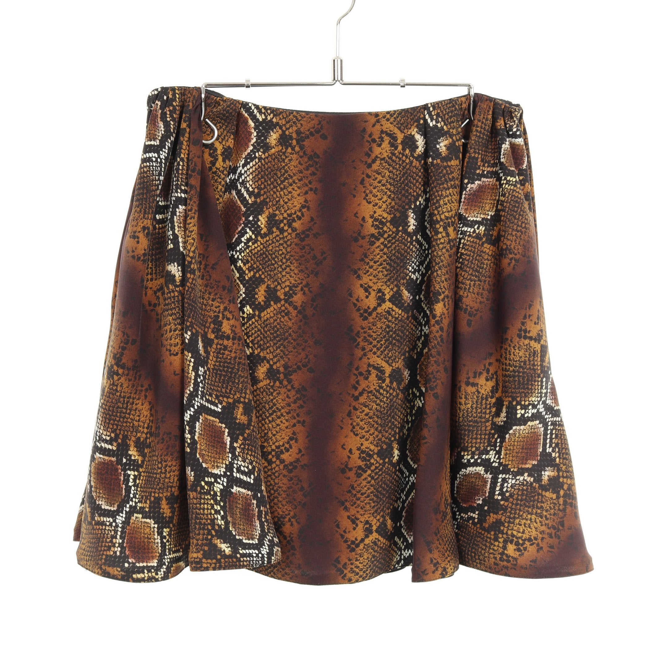 ロコ様 スカート パイソン柄 ブラウン マルチカラー ヴェルサーチ – RECLO