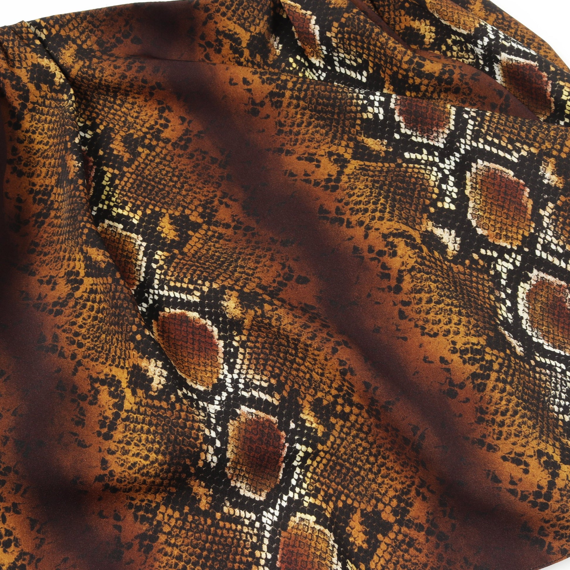 スカート パイソン柄 ブラウン マルチカラー ヴェルサーチ ボトムス Versace