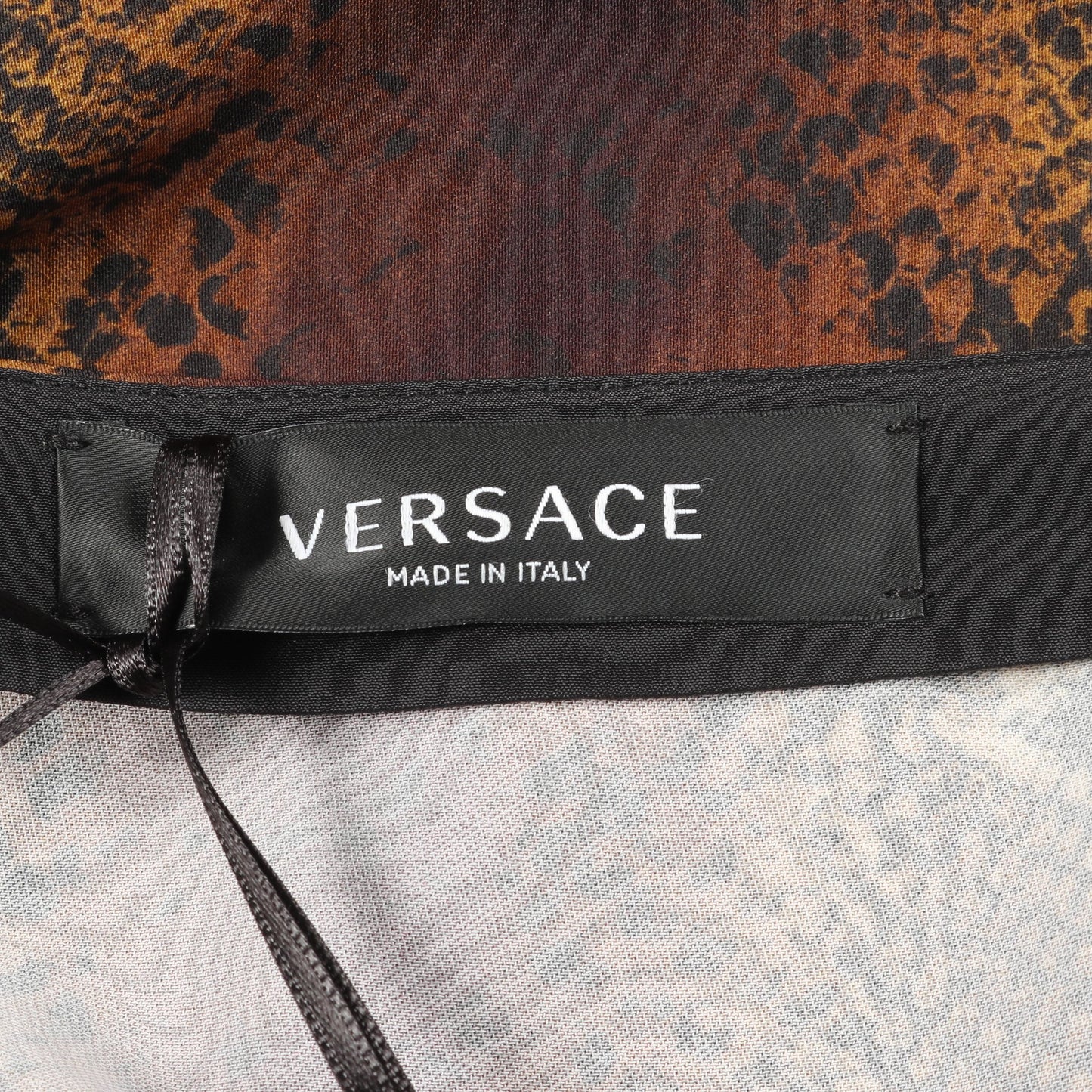 スカート パイソン柄 ブラウン マルチカラー ヴェルサーチ ボトムス Versace