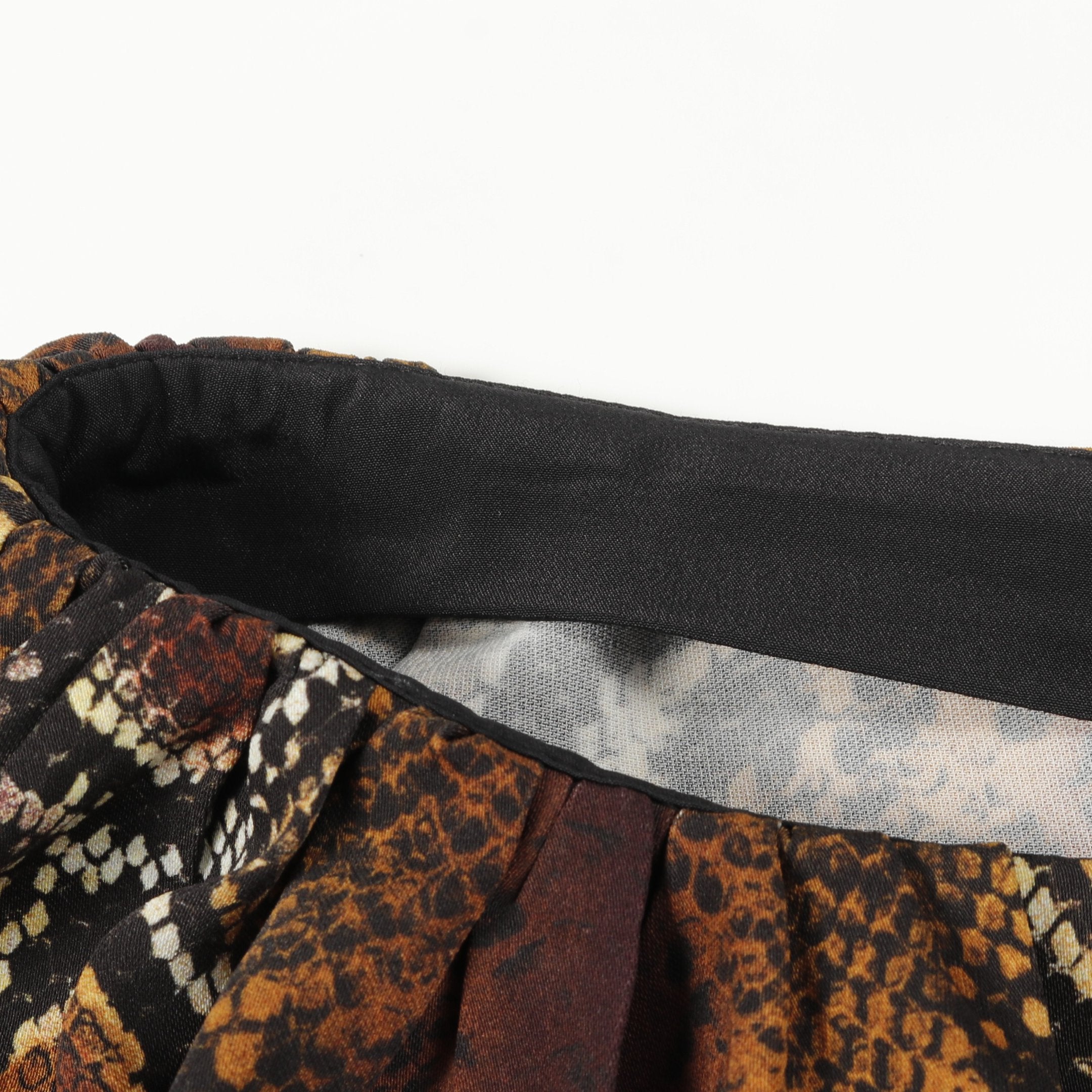 スカート パイソン柄 ブラウン マルチカラー ヴェルサーチ – RECLO