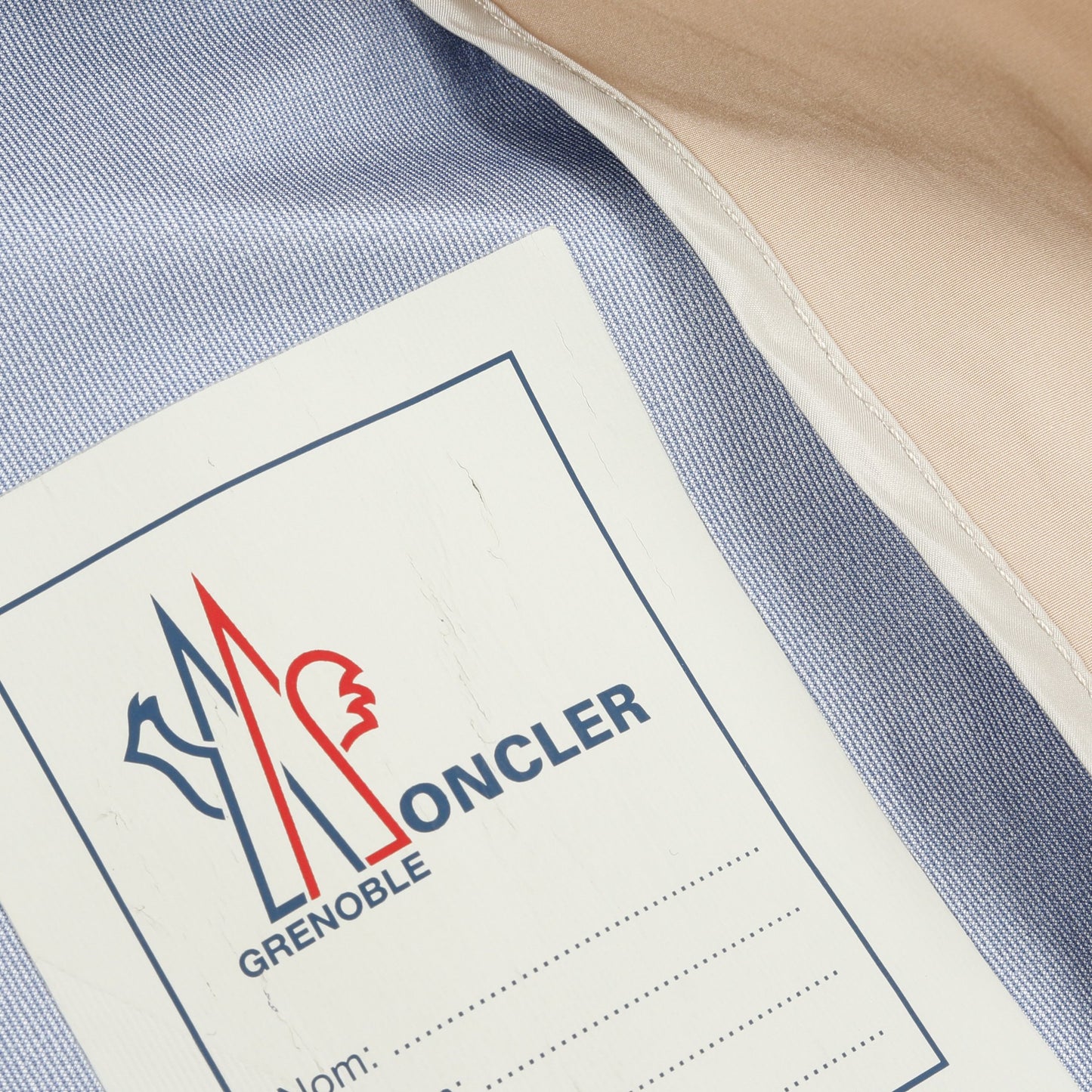 コート コットン ベージュ フード付き モンクレールグルノーブル アウター MONCLER GRENOBLE