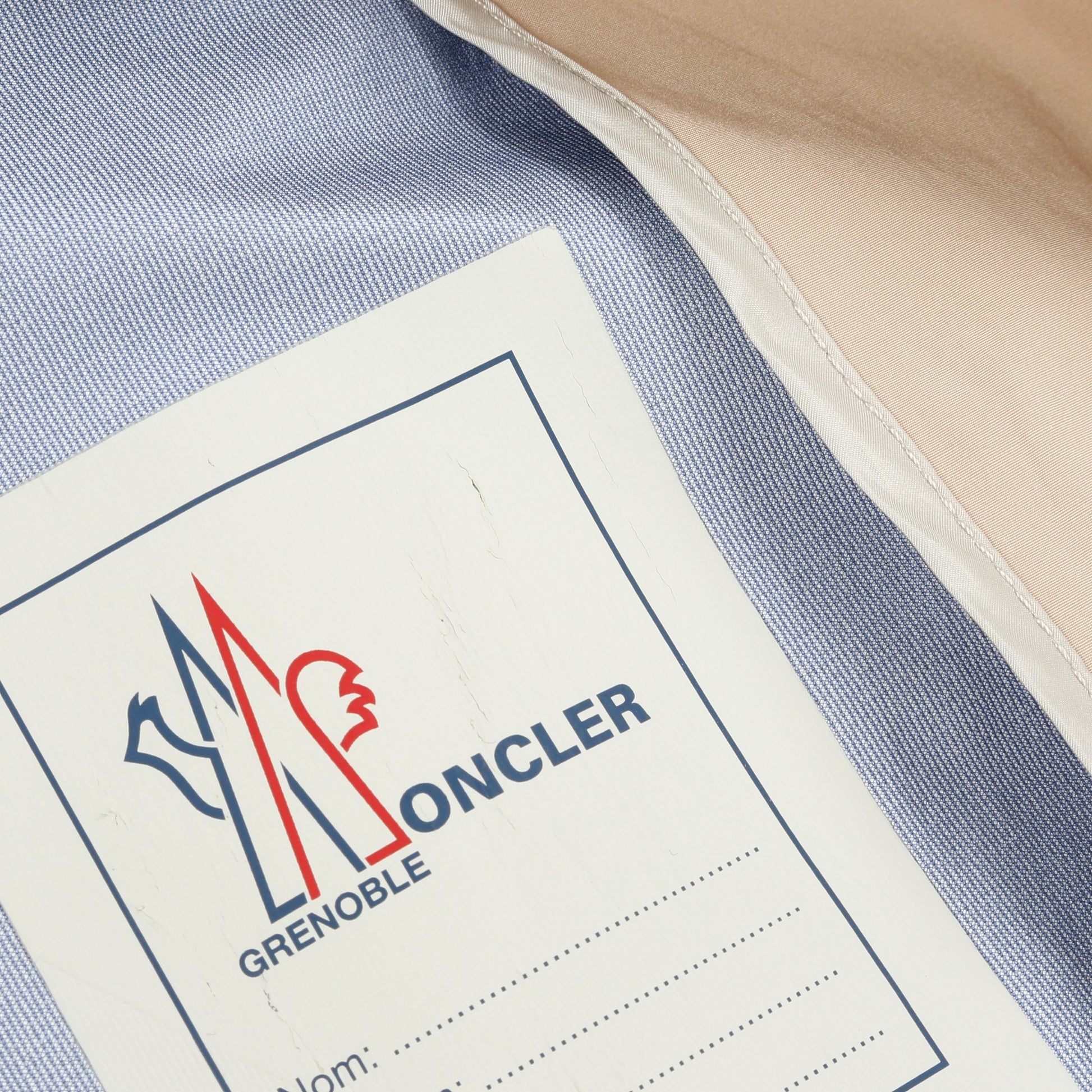 コート コットン ベージュ フード付き モンクレールグルノーブル アウター MONCLER GRENOBLE