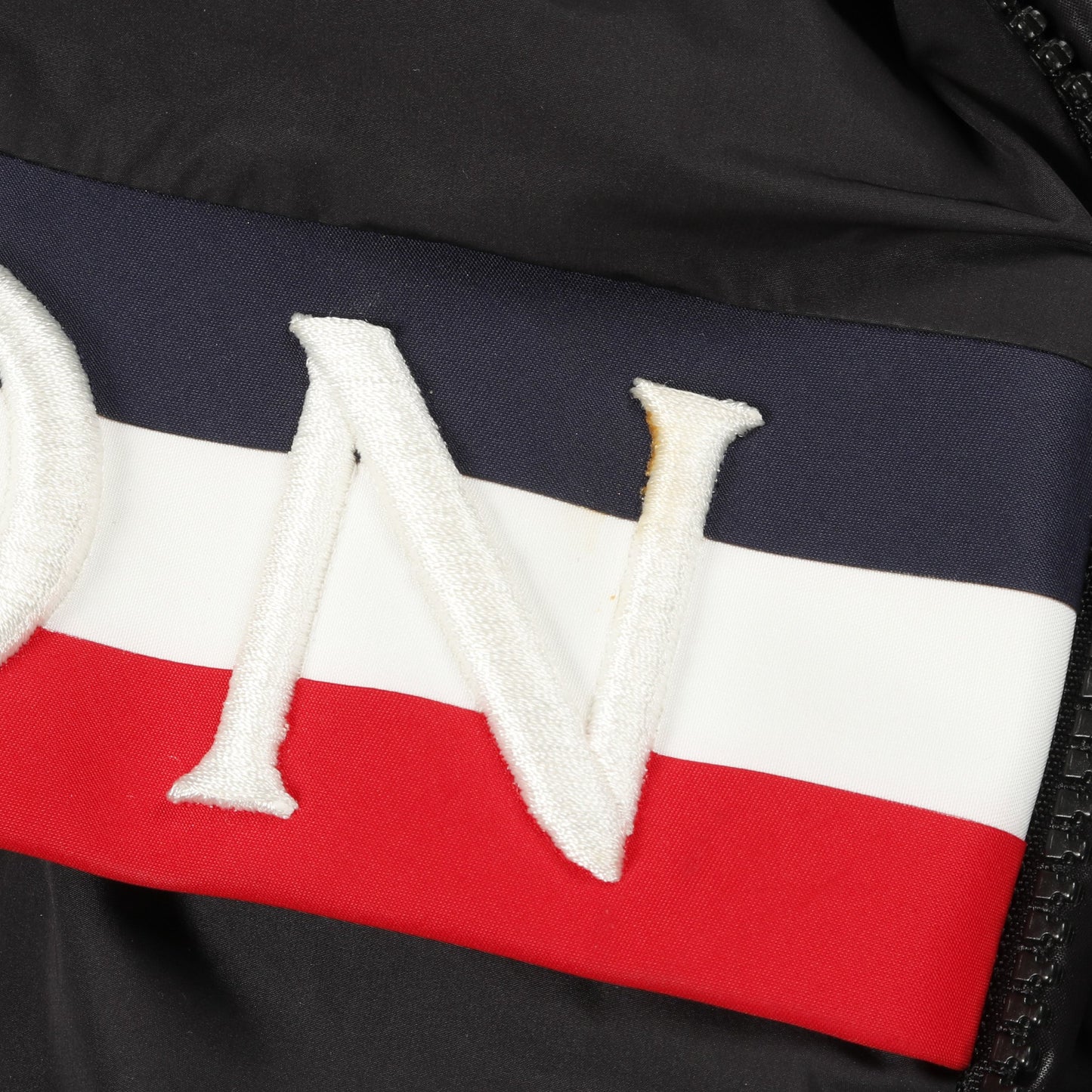 OLARGUES ダウンジャケット ブラック マルチカラー フード付き モンクレール アウター MONCLER